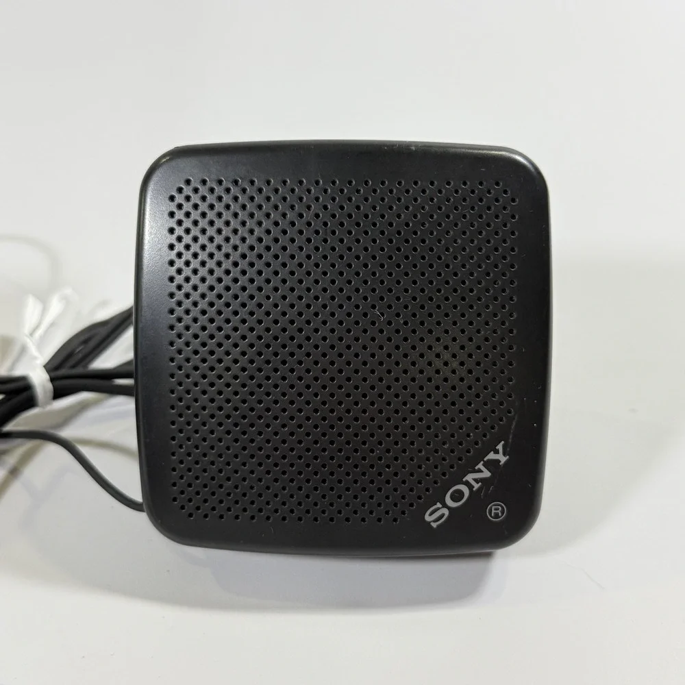 VTG Sony SRS-5 Speaker System Walkman Discman Portable Japan Tech Y2K TESTED